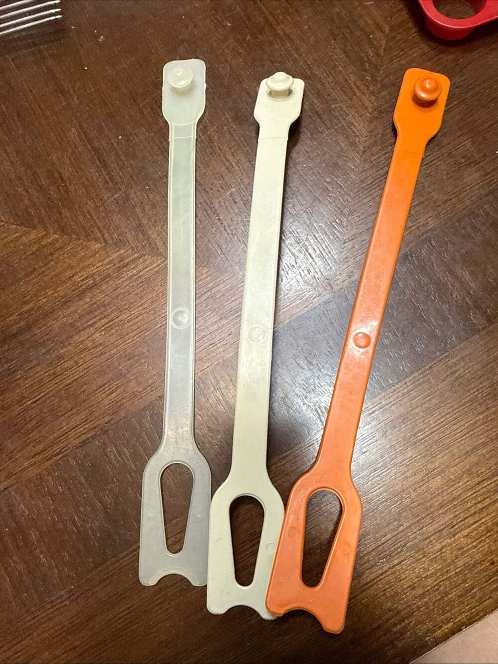 Tupperware Towel Hanger Holder Strap Vintage Lot of 3